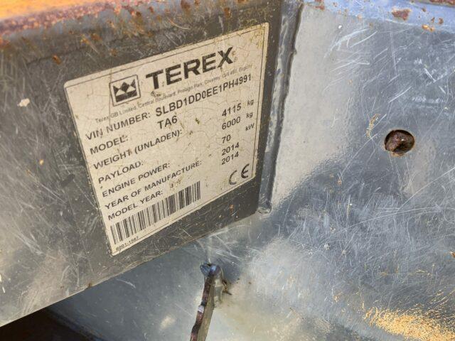 Terex 6 Tonne Straight Tip Dumper (ST19646)