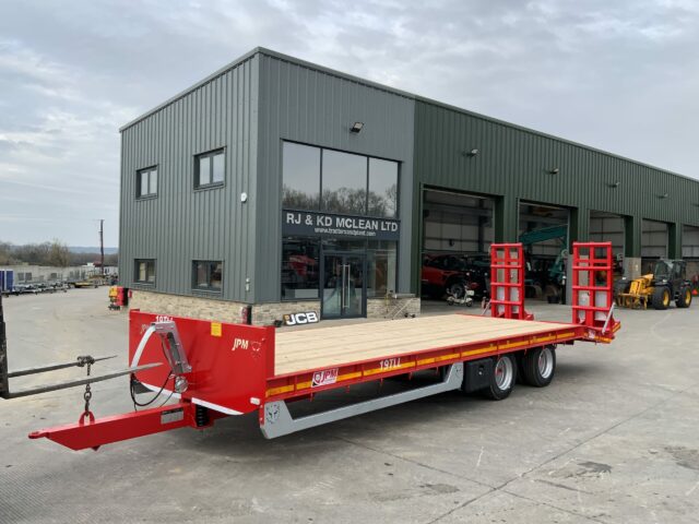 JPM Red 27ft Tandem Loader Trailer