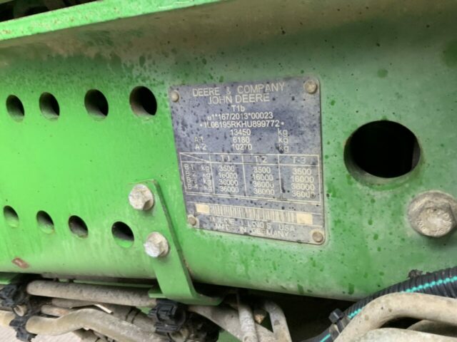 John Deere 6195R Tractor (ST22150)