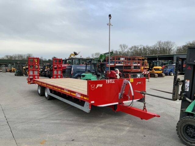 JPM Red 27ft Tandem Loader Trailer