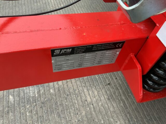 JPM Red 27ft Tandem Loader Trailer
