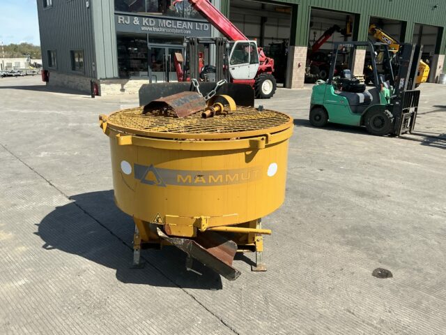 Mammut Hydraulic Pan Mixer