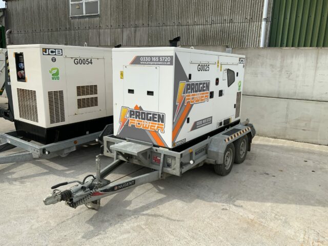 JCB G66QS Generator - Complete With Nugent Twin Axle Trailer (ST22609)
