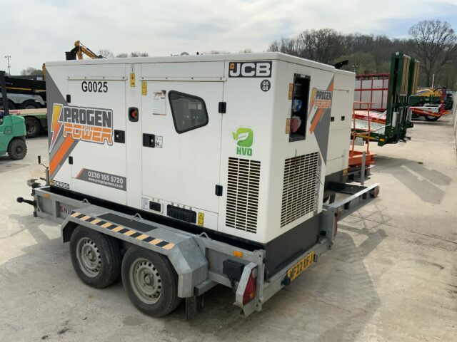 JCB G66QS Generator - Complete With Nugent Twin Axle Trailer (ST22609)