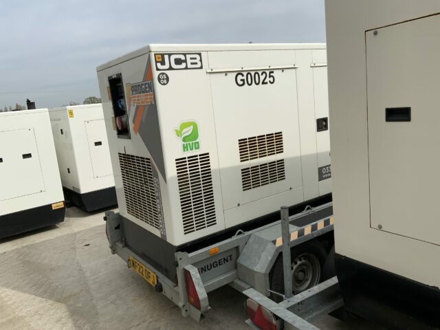 JCB G66QS Generator - Complete With Nugent Twin Axle Trailer (ST22609)