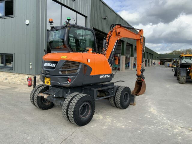 Doosan DX57 Wheeled Excavator (ST23100)
