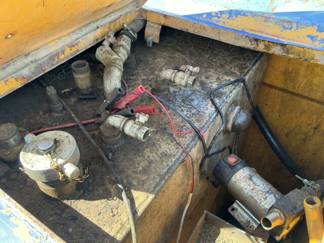 Blue Diesel Tank