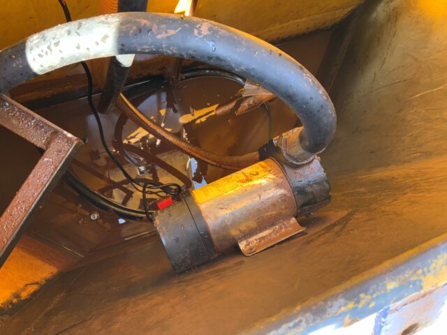 Blue Diesel Tank