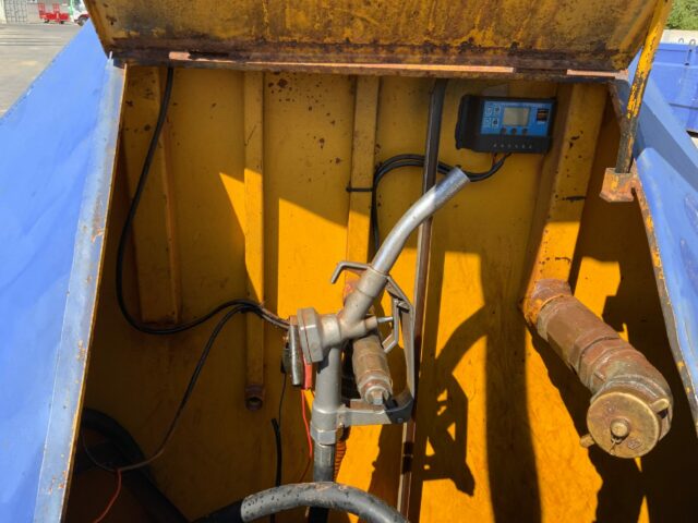 Blue Diesel Tank