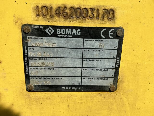 Bomag BW80 AD-5 Twin Drum Roller (ST23065)