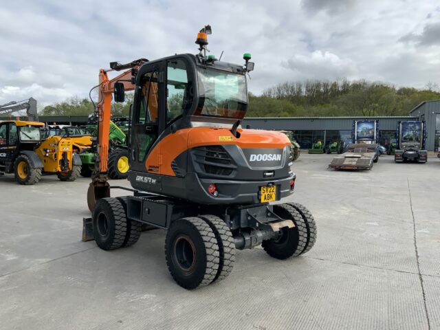Doosan DX57 Wheeled Excavator (ST23100)
