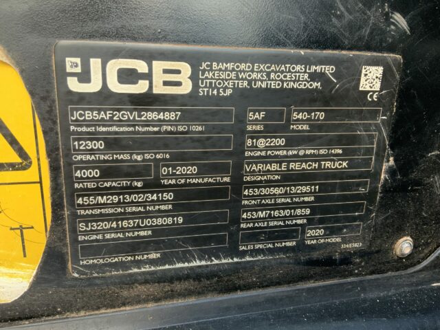 JCB 540-170 Telehandler (ST23054)