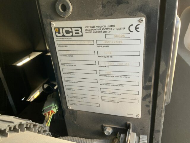 JCB G66QS Generators - Choice of 3