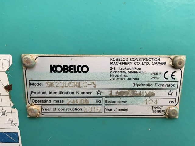 Kobelco SK230 SRLC-5 Digger (ST23060)