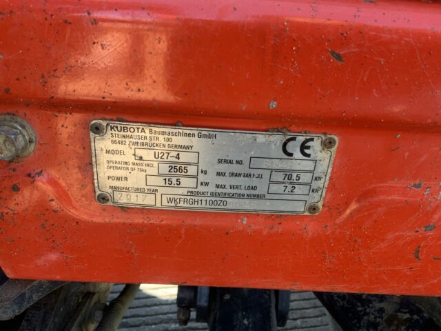 Kubota U27-4 Digger (ST23064)