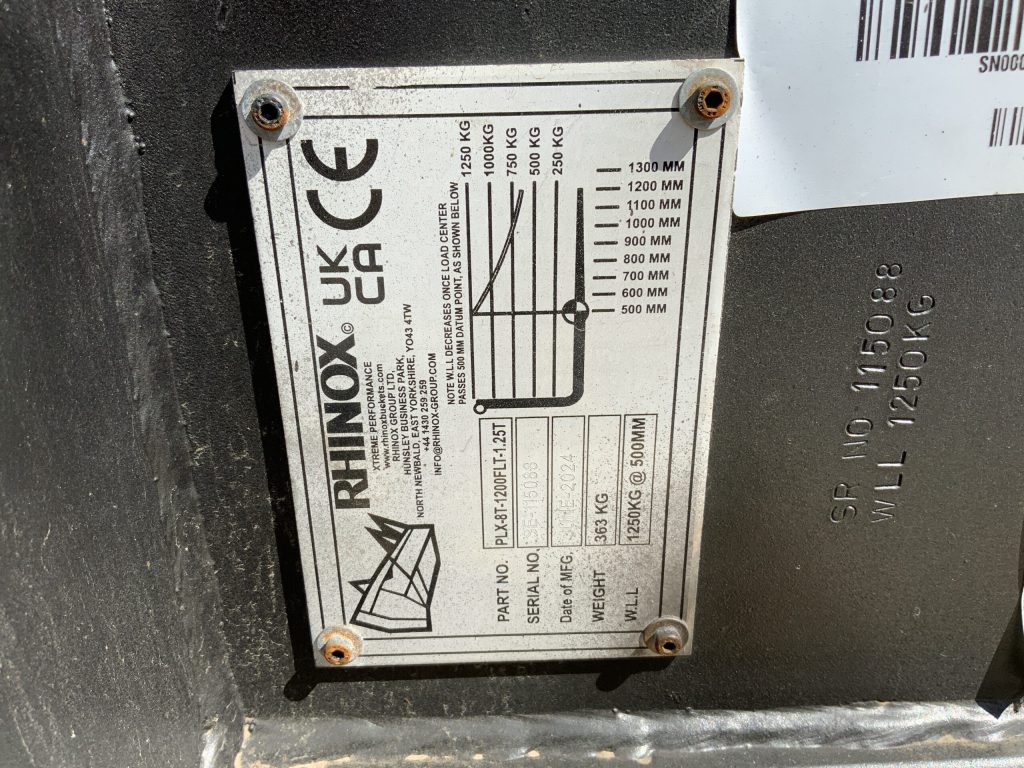 Rhinox PLX-8T1200FLT-1.25T Pallet Forks