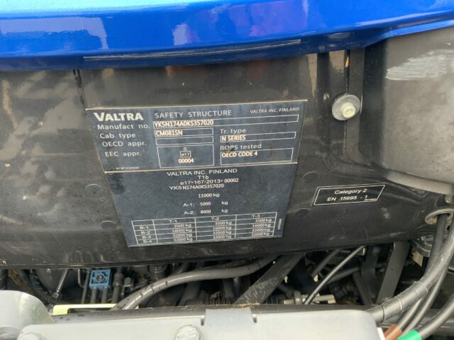 Valtra N174 Active Tractor (ST23159)