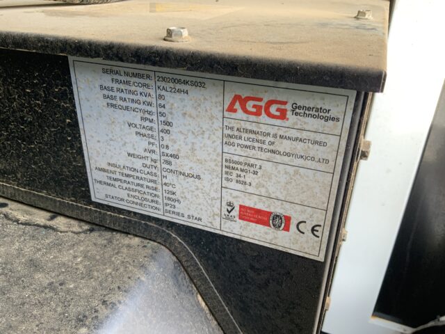 Agg Power Solutions AS885D5 Generator (ST23555)