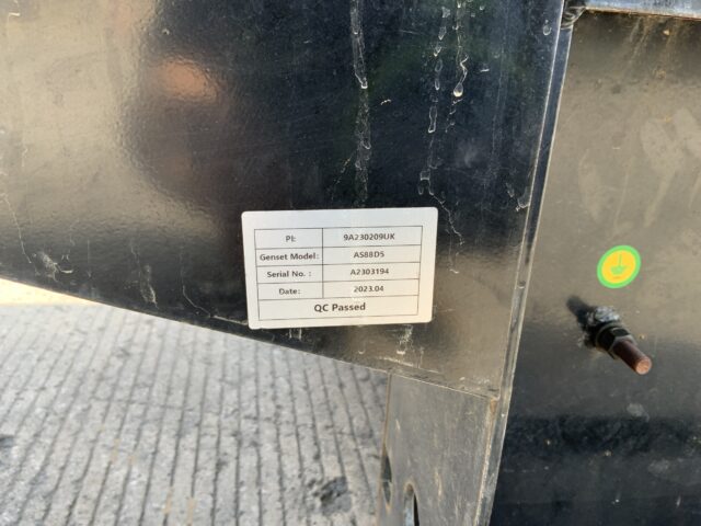 Agg Power Solutions AS885D5 Generator (ST23555)