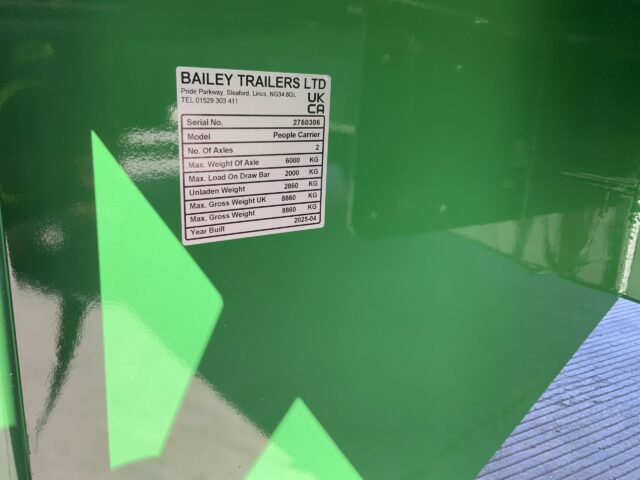 Bailey 23 Seater People Carrying Trailer