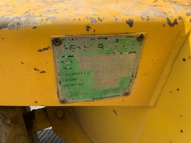 Benford 3 Tonne Swivel Tip Dumper