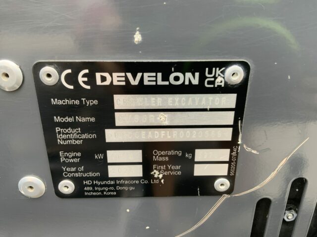 Doosan DX55R-7 Digger (ST23334)