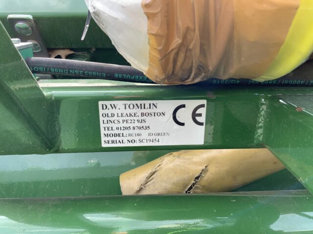 DW Tomlin RC180 Sweeper/Collector