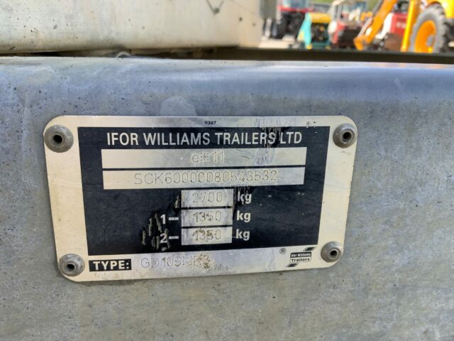 Ifor Williams GD105 MK3 Twin Axle Trailer