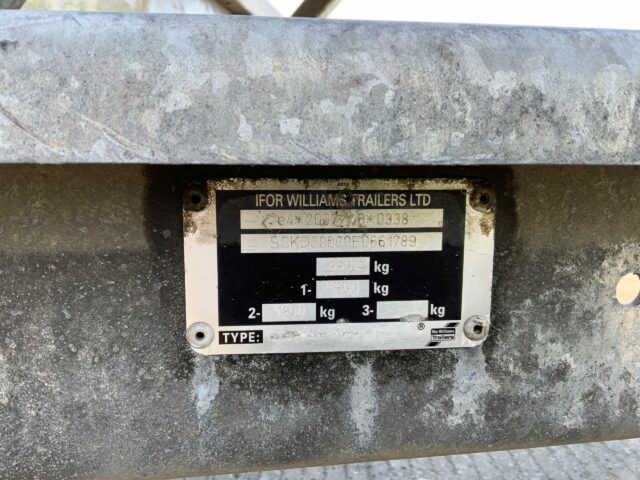 IFOR Williams GP126G Plant Trailer (ST23231)