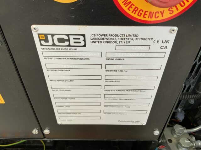 JCB G200QS Generator