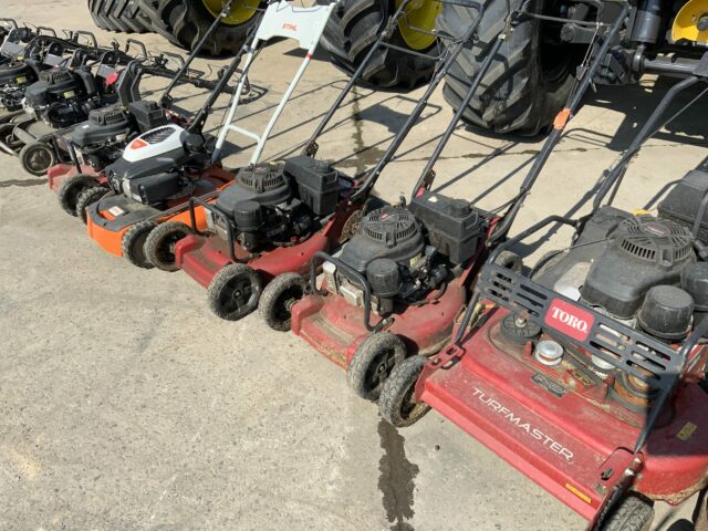 Job Lot Of Push Mowers