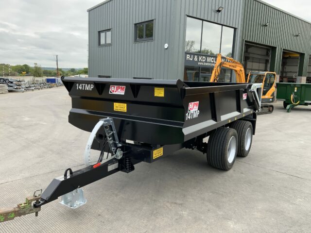 JPM Black 14 Tonne Multi Purpose Dump Trailer