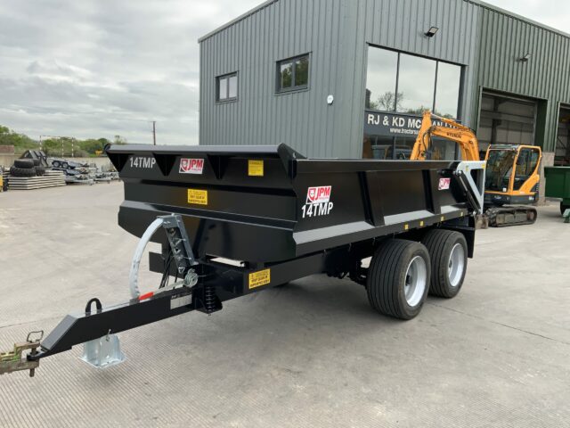 JPM Black 14 Tonne Multi Purpose Dump Trailer