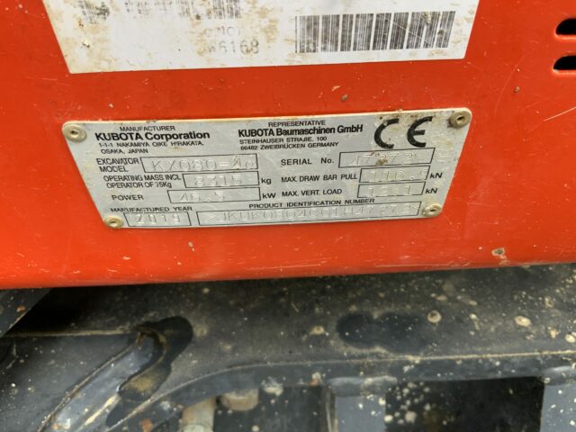 Kubota KX080-4 Digger (ST23398)