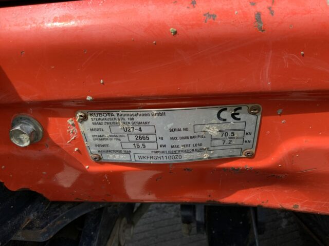 Kubota U27-4 Digger (ST23279)