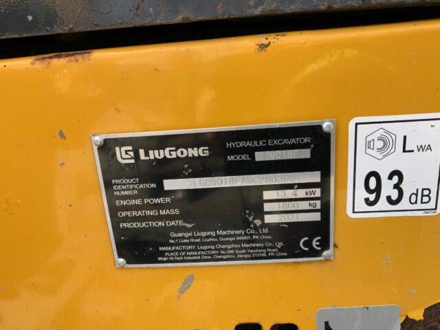 Liugong 9018F Digger (ST23215)