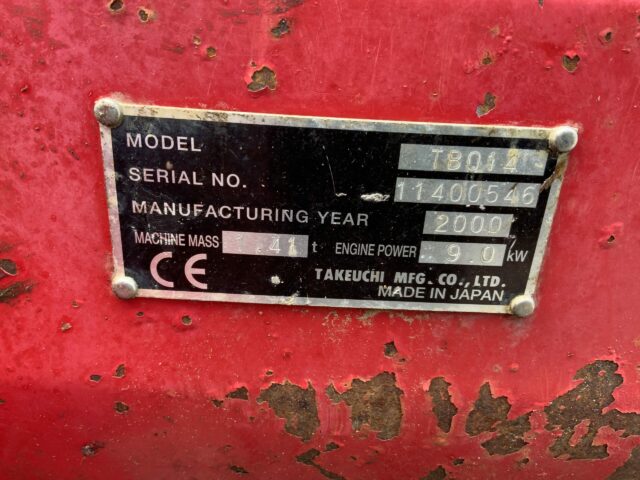 Takeuchi TB014 Digger (ST23522)