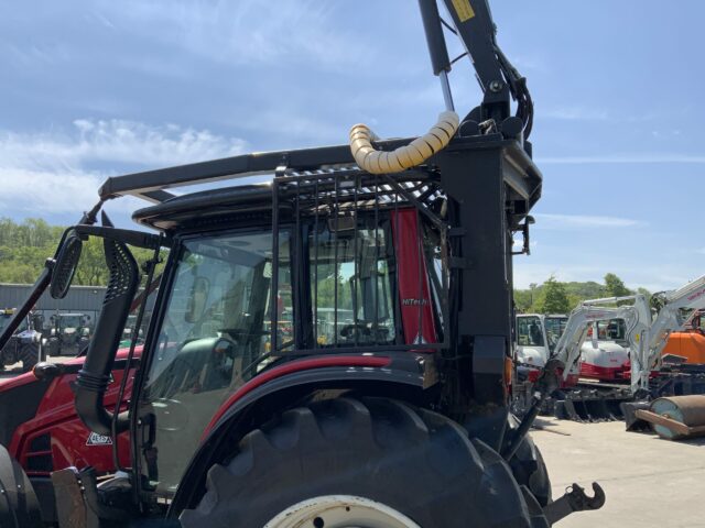 Valtra N123 Hi Tech Tractor With Roof Mounted Botex 560TL Crane (ST23285)
