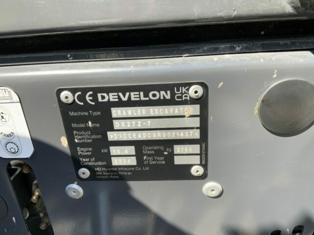 Develon DX27Z-7 Digger (ST23332)