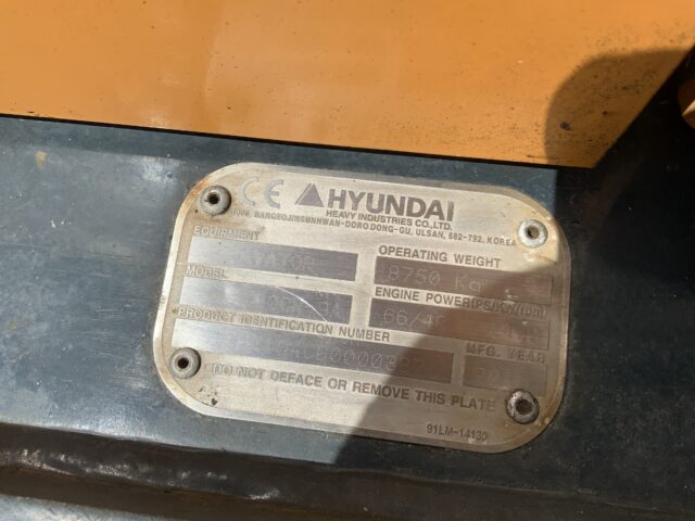 Hyundai Robex 80CR-9A Digger (ST23662)