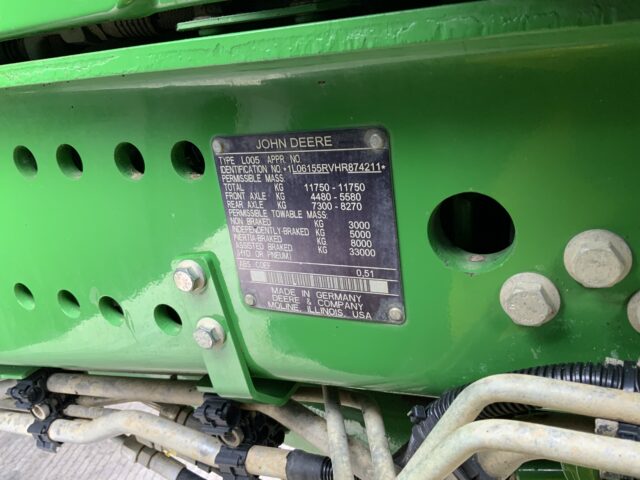 John Deere 6155R Tractor (ST23499)