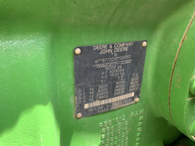 John Deere 8370R Tractor (ST23424)