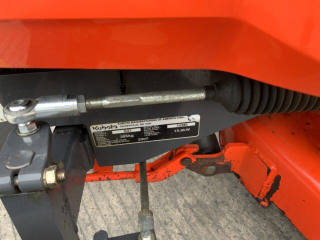 Kubota G21 Ride On Mower