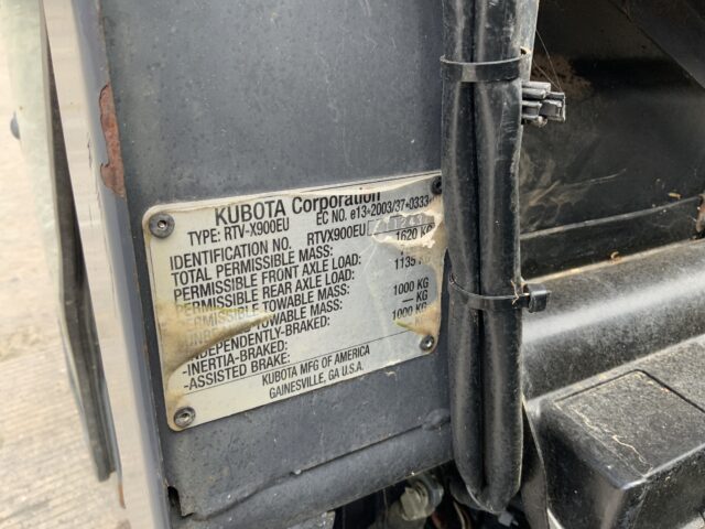 Kubota RTV X900 (ST23286)