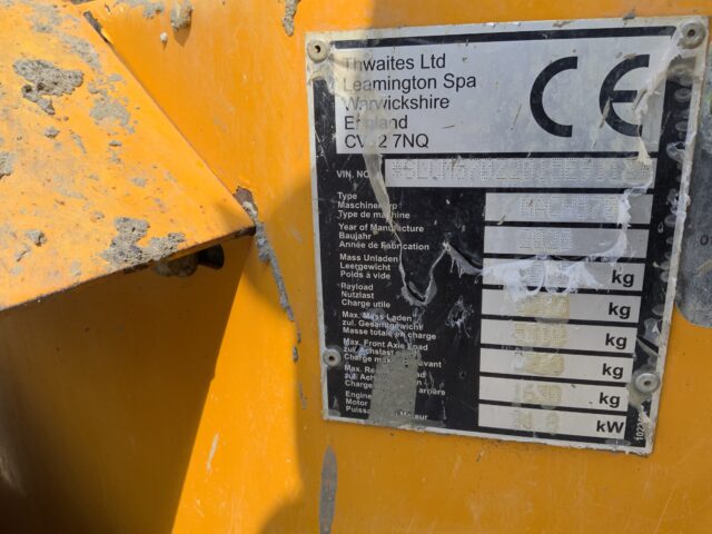 Thwaites 3 Tonne Straight Tip Dumper (ST23478)