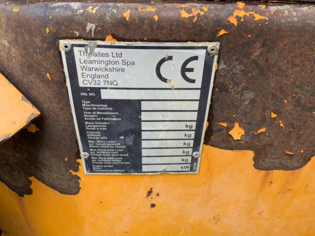 Thwaites 3 Tonne Straight Tip Dumper (ST23612)