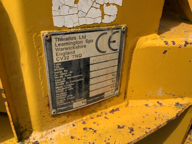 Thwaites 7000 All Drive 3 Tonne Dumper (ST23648)