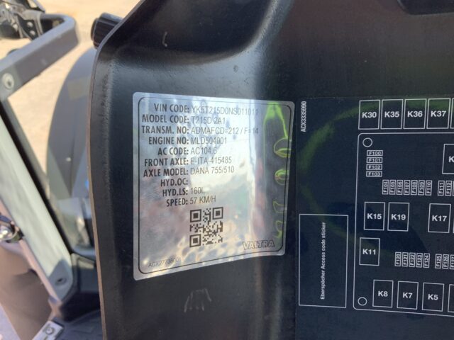 Valtra T215 Direct Tractor (ST23688)