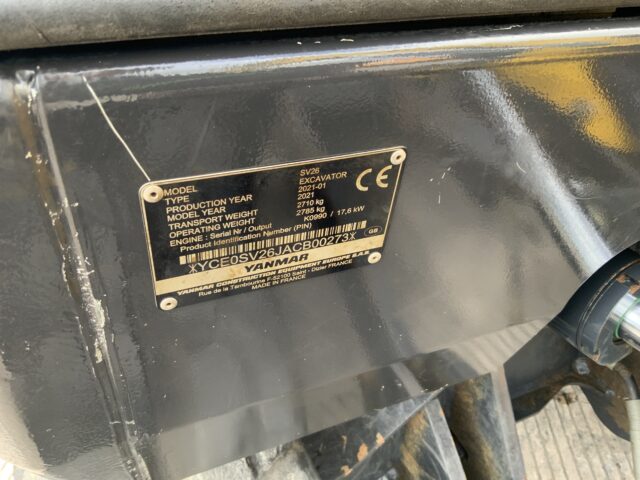 Yanmar SV26 Digger (ST23645)