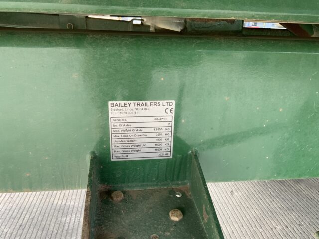 Bailey 14 Tonne Dump Trailer (ST23594)